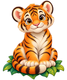 Jungle Tiger Cub standalone decal only
