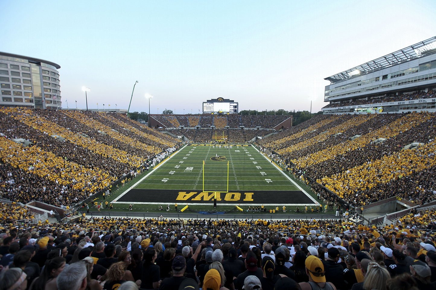 Kinnick Football Stadium Daytime End Zone Wall Mural