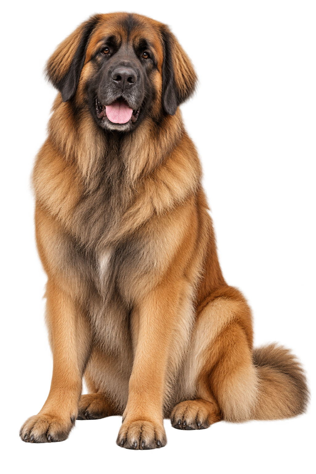 Leonberger realistic full body contour cut dog decal artwork