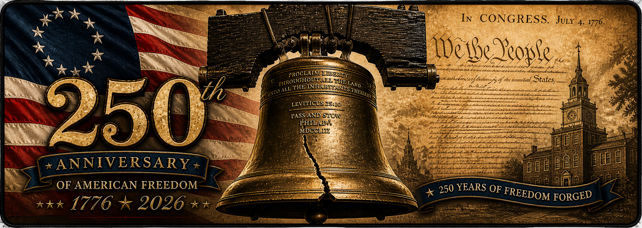 Liberty Bell Legacy Desk Mat
