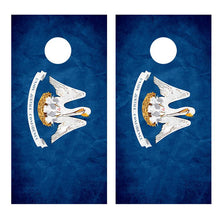 Flag of louisiana Cornhole Board Decal Wraps