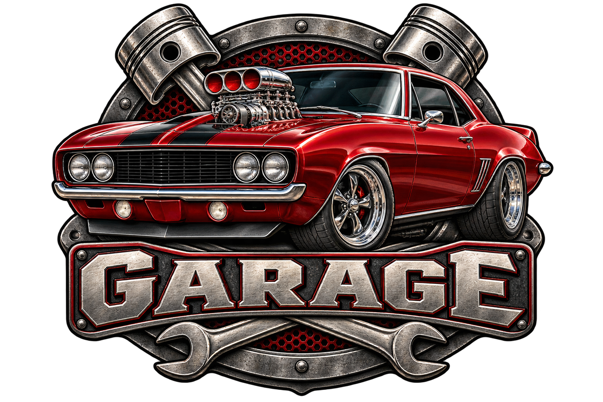 Midnight Muscle Garage standalone artwork