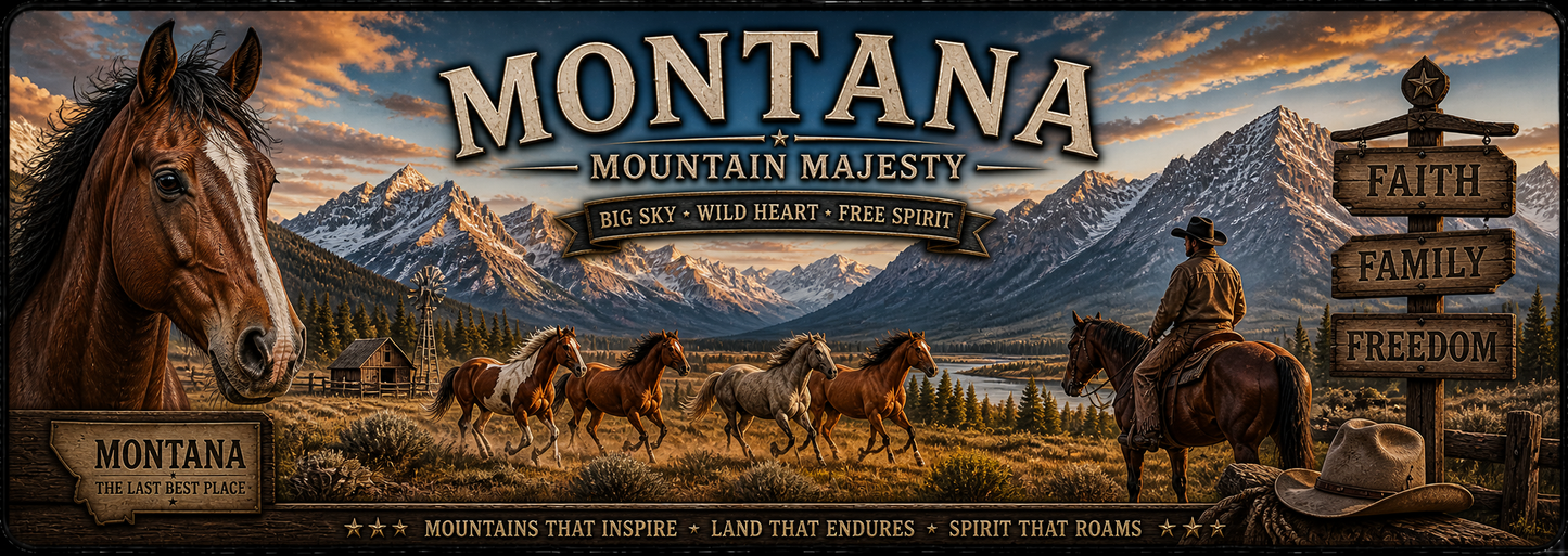 Montana Mountain Majesty Desk Mat