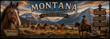 Montana Mountain Majesty Desk Mat
