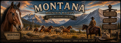 Montana Mountain Majesty Desk Mat