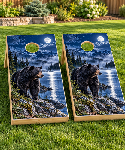 Moonlit Black Bear matching board mockup; boards not included