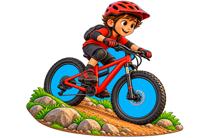 Mountain Bike Adventure standalone decal only
