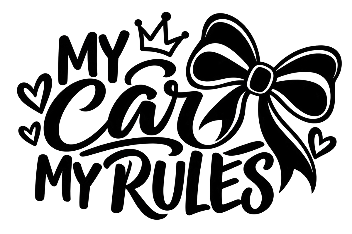My Car My Rules decal artwork