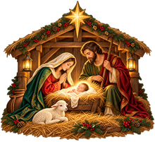 Nativity Christmas Night standalone decal only
