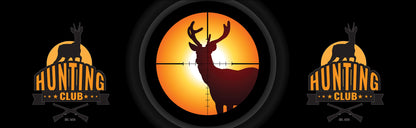 Buck Deer in Site Rear See Through Window Graphic