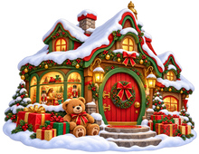 North Pole Toy Shop standalone decal only