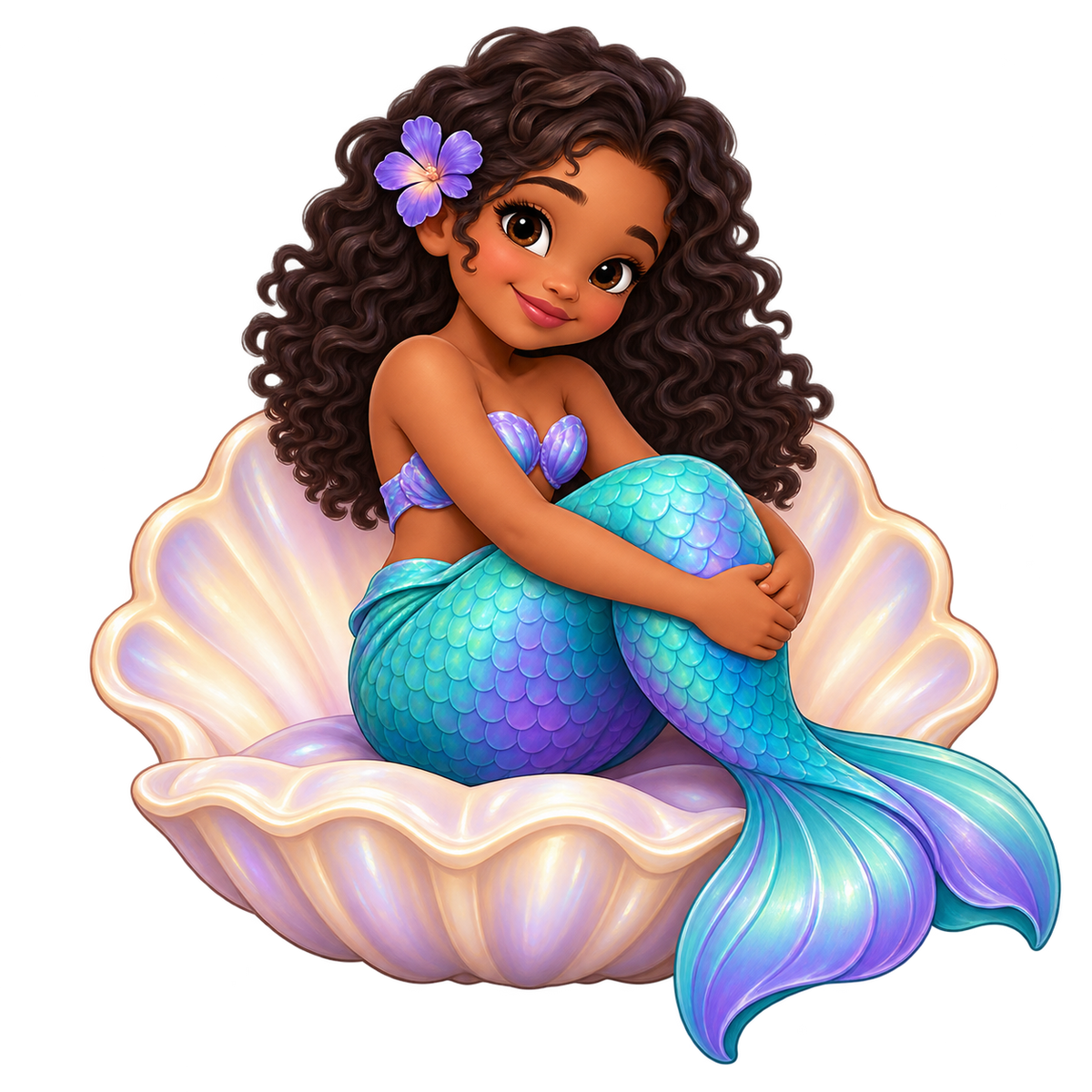 Ocean Mermaid standalone decal only