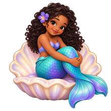 Ocean Mermaid standalone decal only