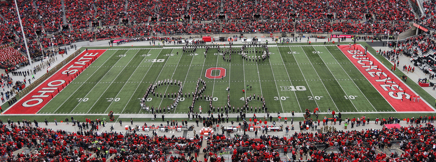 Ohio State Football Stadium Wall Mural