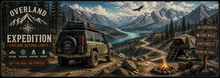 Overland Off-Road Expedition Desk Mat
