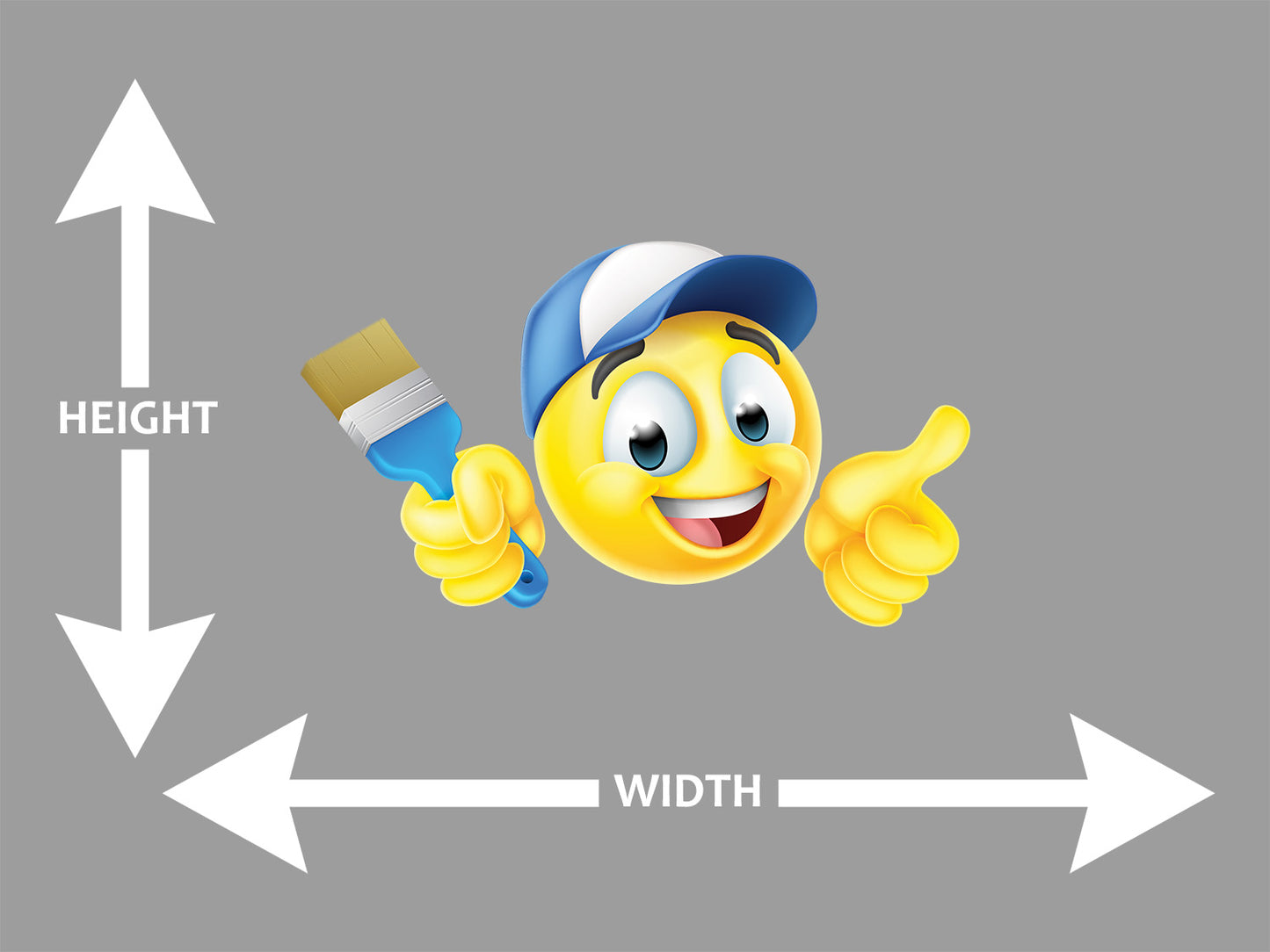 Painter Decorator Handyman Emotion Wall Art Decal