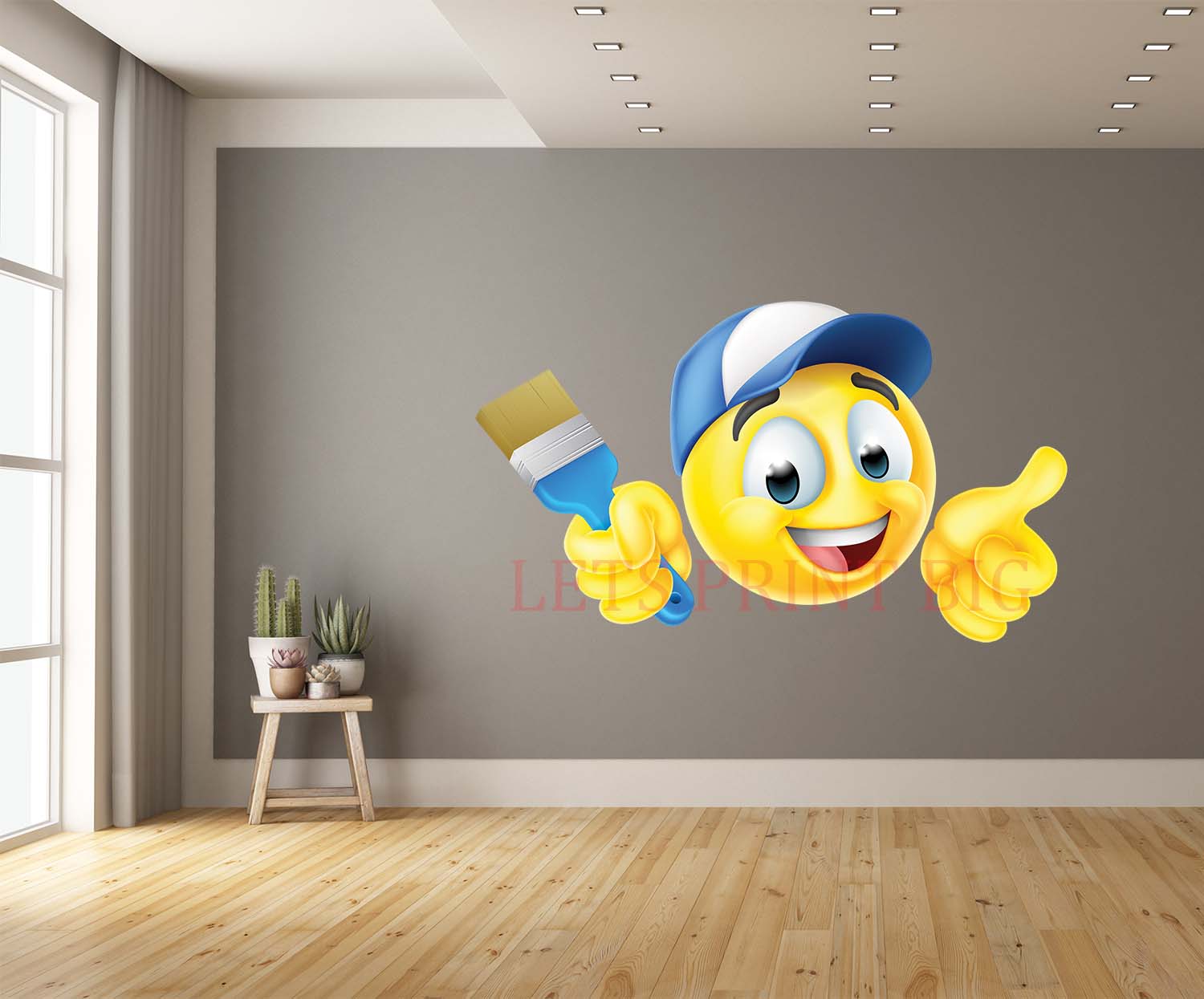 Painter Decorator Handyman Emotion Wall Art Decal