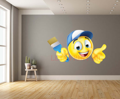 Painter Decorator Handyman Emotion Wall Art Decal