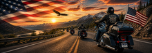 Patriot Rider USA Desk Mat
