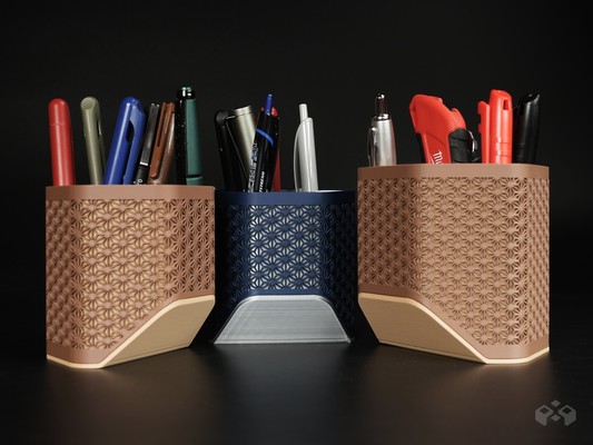 Asanoha Pen Holder - Desk Organizer