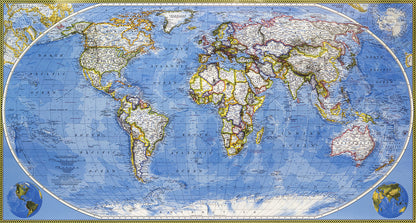 Planet Earth World Map Wallpaper Wall Mural Large Image proof