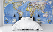 Planet Earth World Map Wallpaper Wall Mural Large Image bedroom