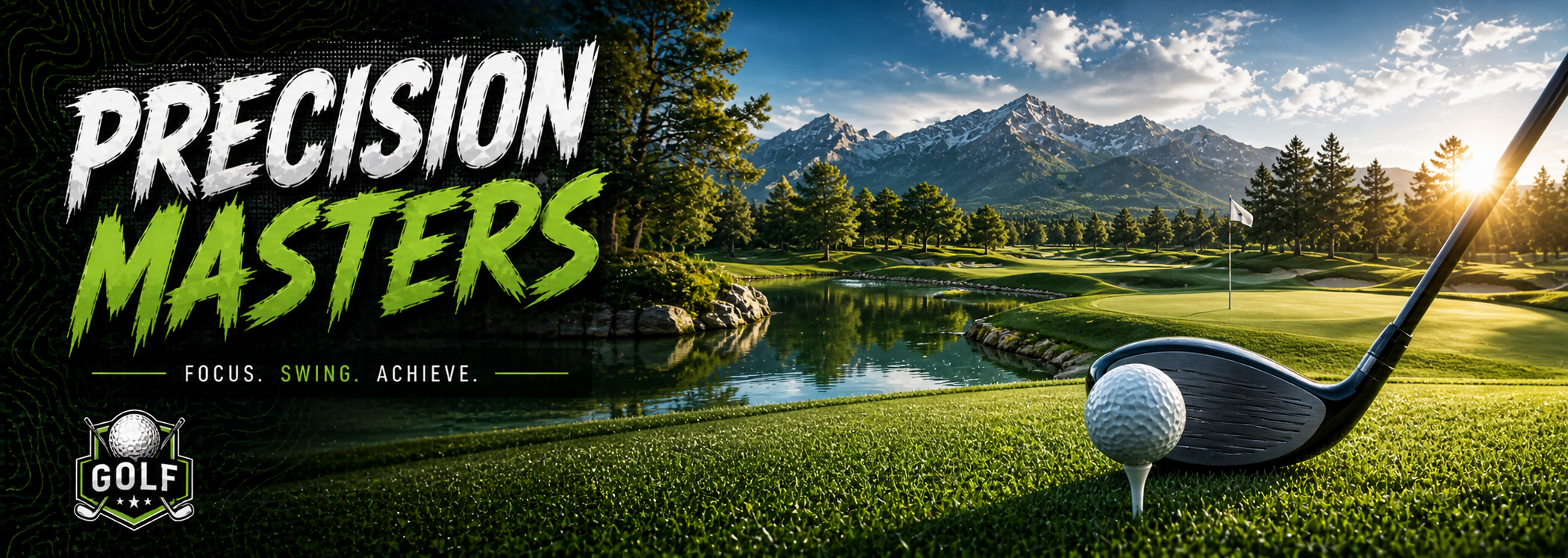 Golf Course Precision Masters Desk Mat