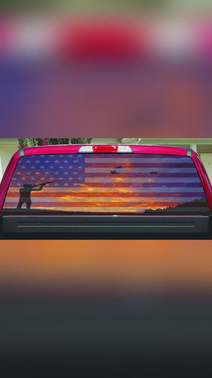 American Hunter Rear Window Decal Many choices