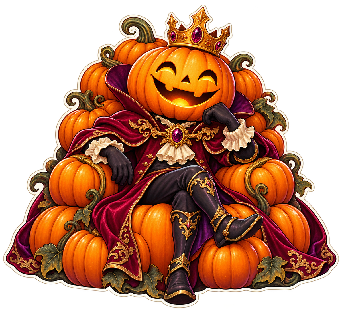 Pumpkin King Throne standalone