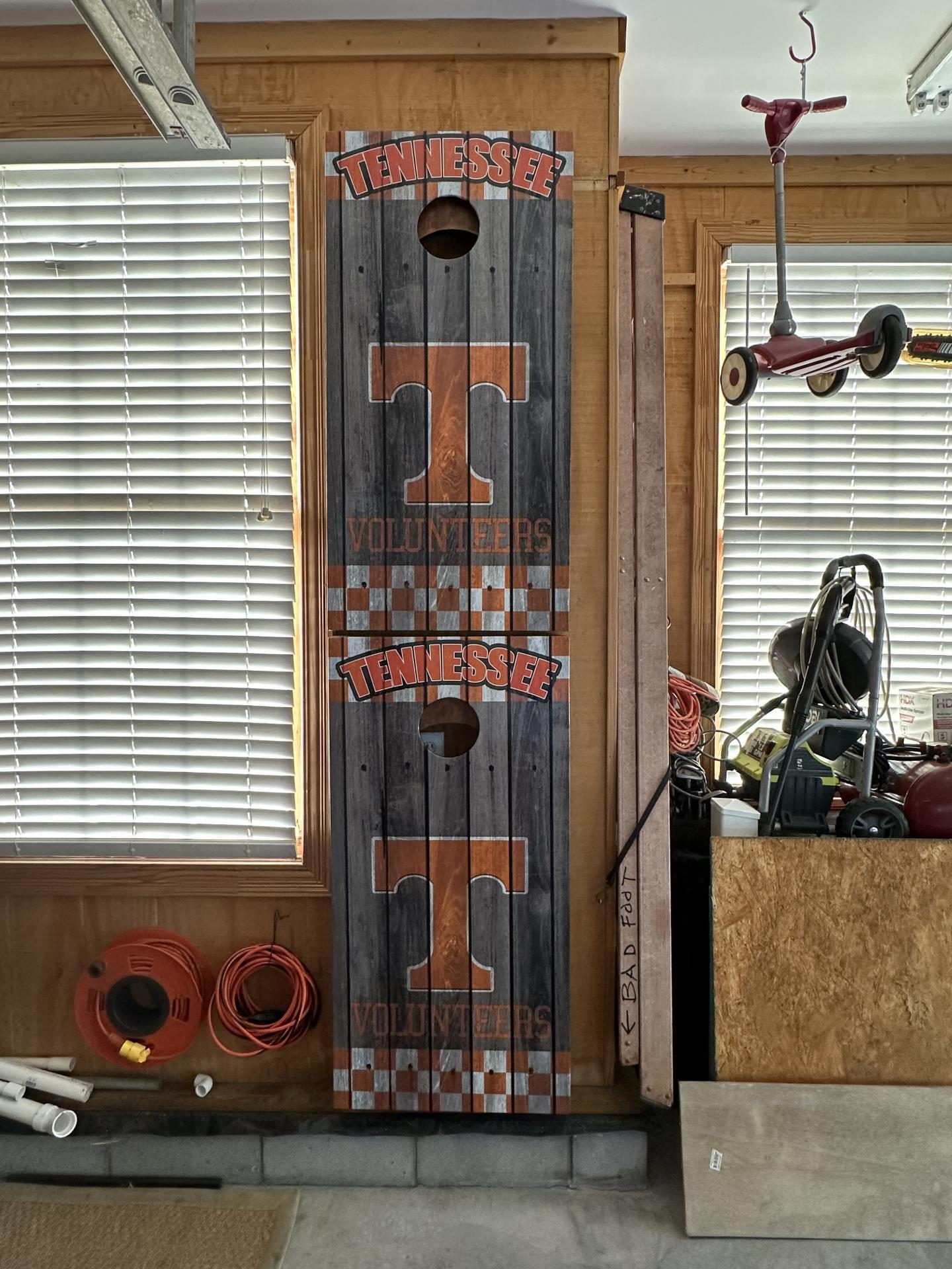 Tennessee Design Cornhole Board Decal Wraps