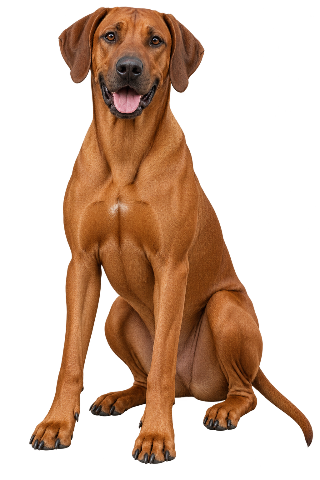 Rhodesian Ridgeback realistic full body contour cut dog decal artwork