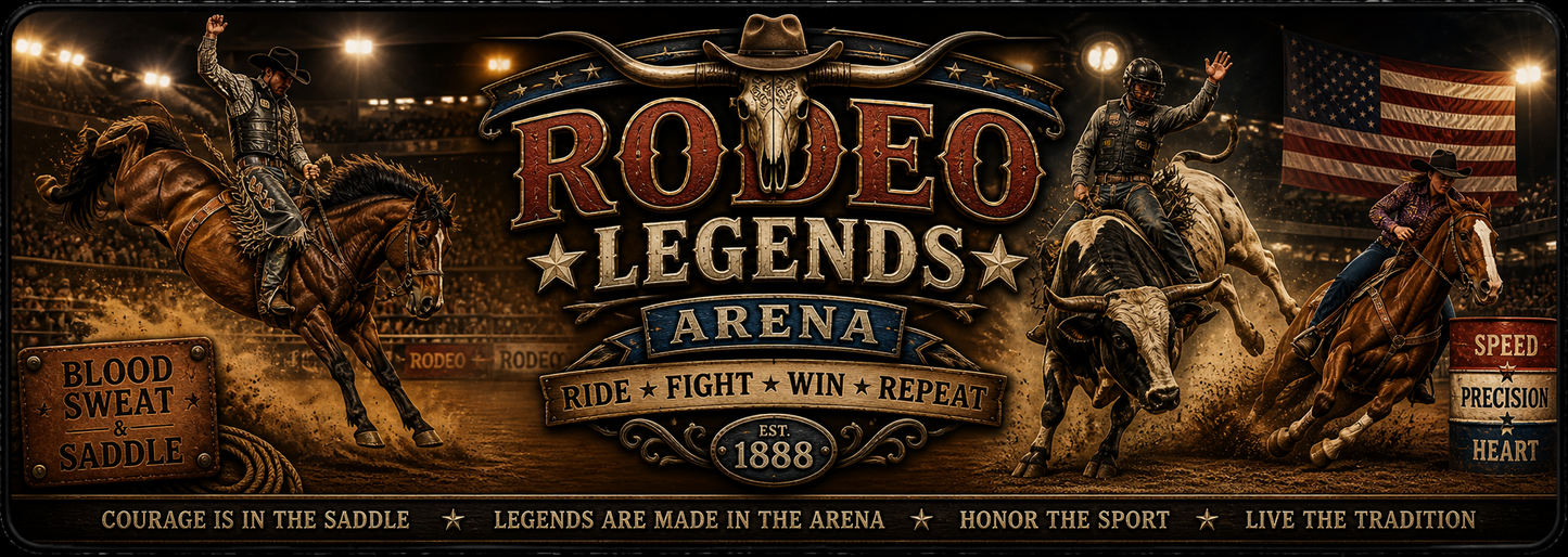 Rodeo Legends Arena Desk Mat