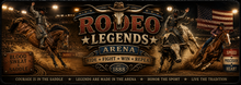 Rodeo Legends Arena Desk Mat