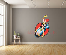 Atomic Cowgirl Wall Art Decal