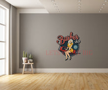 Barber Shop Pinup Girl Wall Art Decal