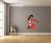 Pinup Girl Devil Wall Art Decal