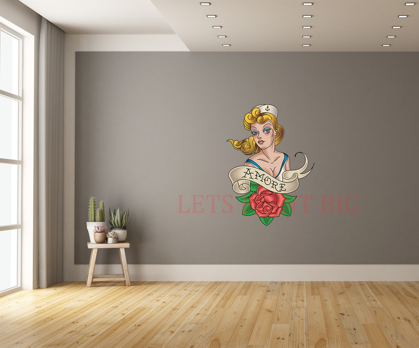 Rose of Amore Wall Art Decal