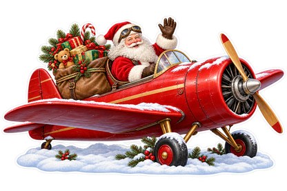 Santa's Christmas Airplane standalone artwork