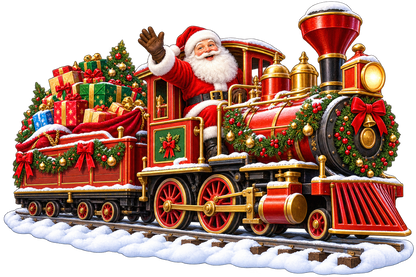 Santa's Christmas Express standalone decal only