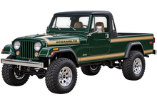 1984 Jeep Scrambler CJ-8 Forest Green & Tan 4x4 transparent contour cut decal artwork