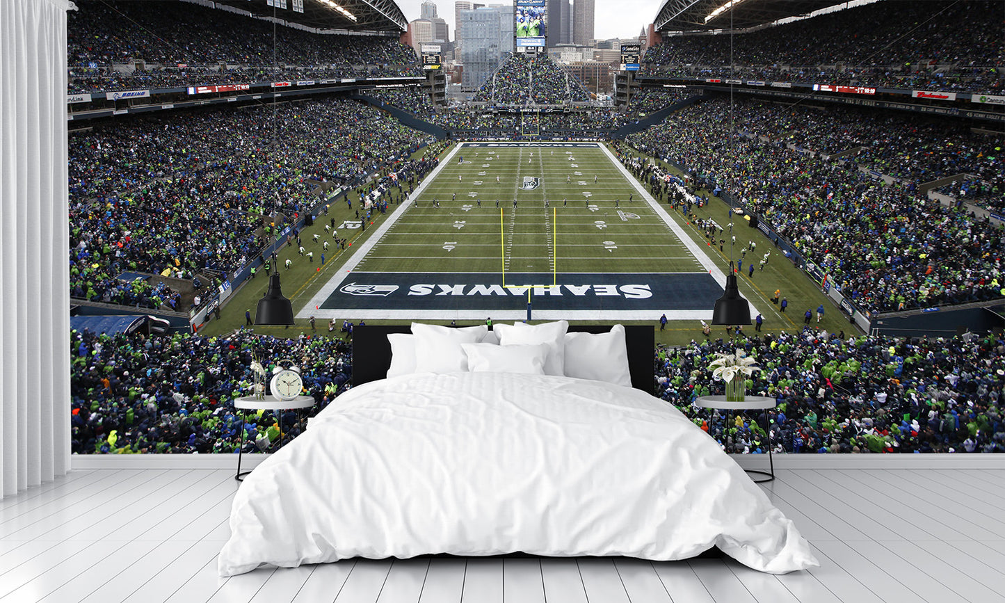 Lumen Stadium Wallpaper Field Football Stadium Wall Mural bedroom