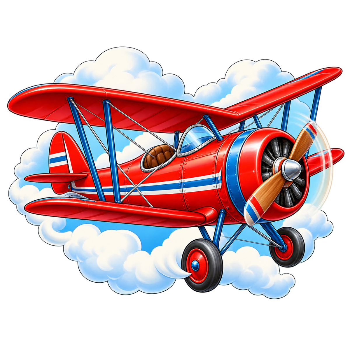 Sky Patrol Biplane standalone decal only