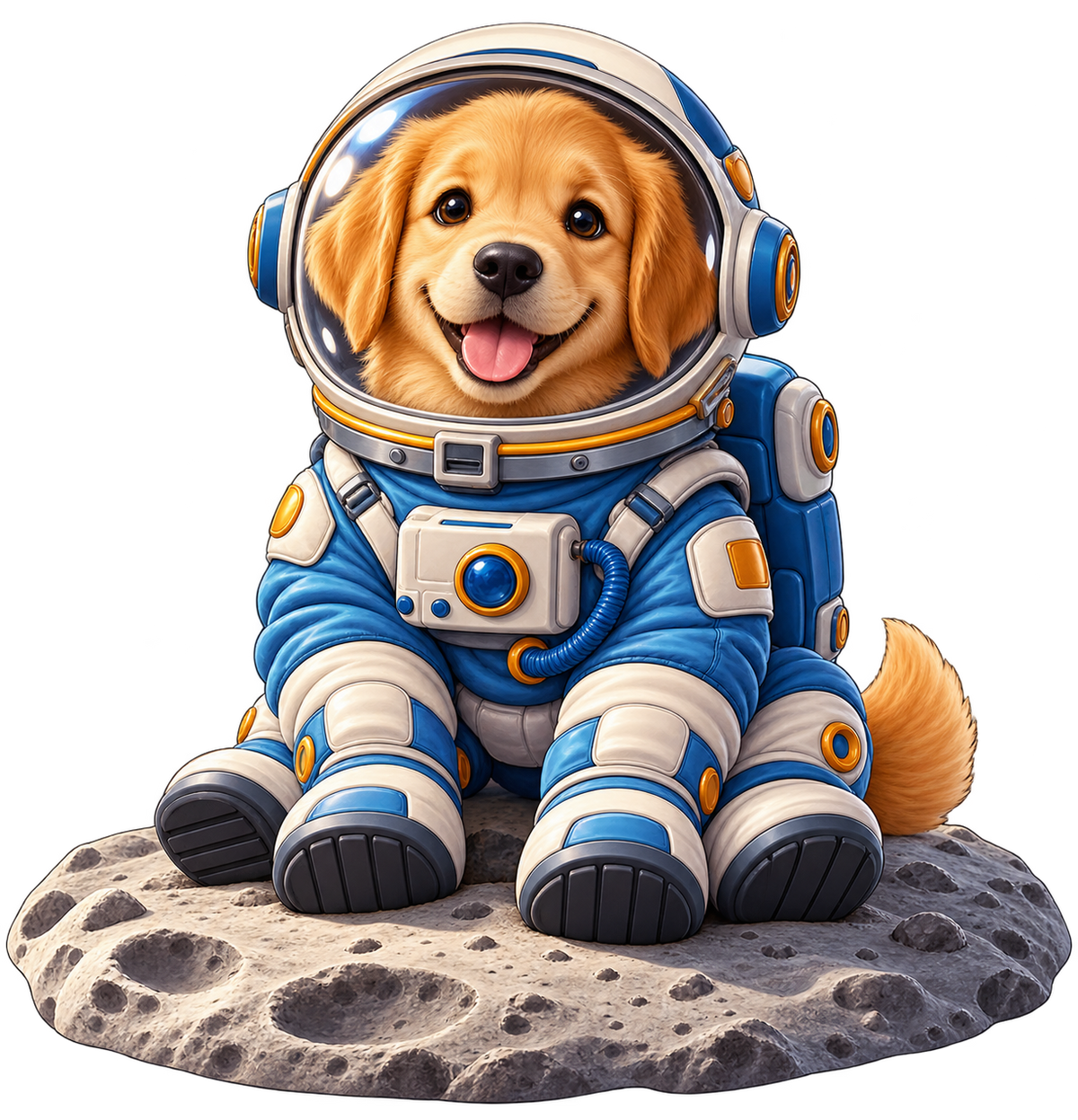 Space Pup Cadet standalone decal only
