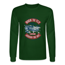 Born to Fly Men's Long Sleeve T-Shirt - forest green