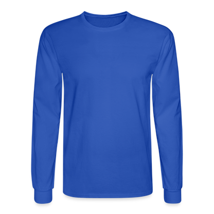 You Customize Men's Long Sleeve T-Shirt - royal blue