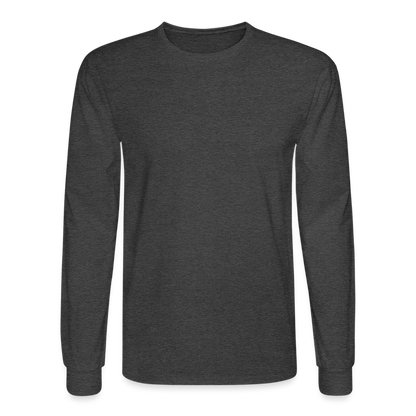 You Customize Men's Long Sleeve T-Shirt - heather black