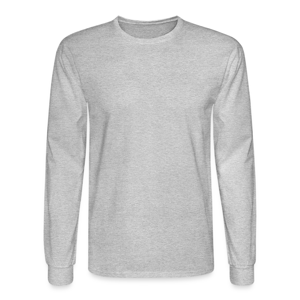 You Customize Men's Long Sleeve T-Shirt - heather gray