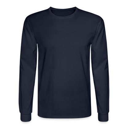 You Customize Men's Long Sleeve T-Shirt - navy
