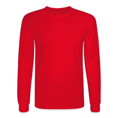 You Customize Men's Long Sleeve T-Shirt - red