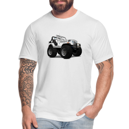 1980 Jeep CJ Renegade Unisex Jersey T-Shirt by Bella + Canvas - white
